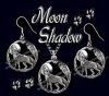 Moon Shadow Necklace and Earring Set