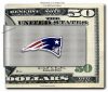 New England Patriots Stainless Steel Money Clip