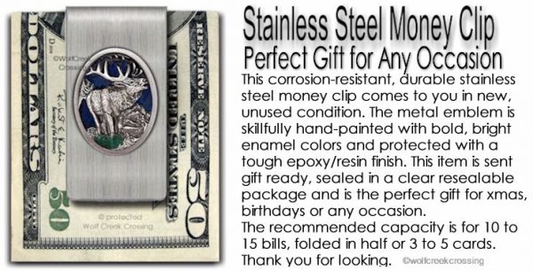 Elk Money Clip