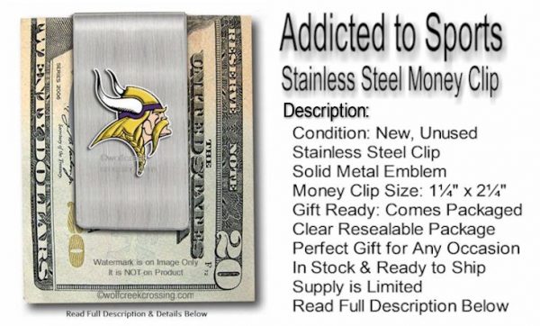 Vikings Money Clip