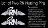 Two RN Angel Pins