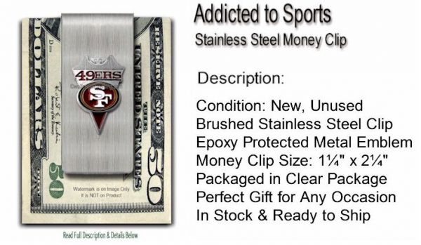 49ers Money Clip