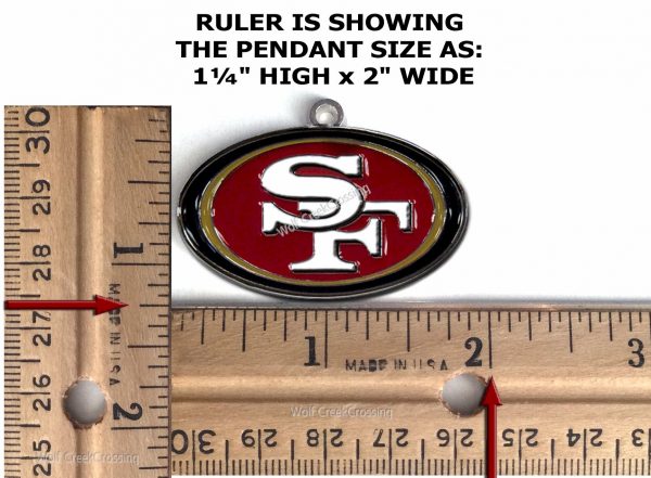 Large 49ers Necklace