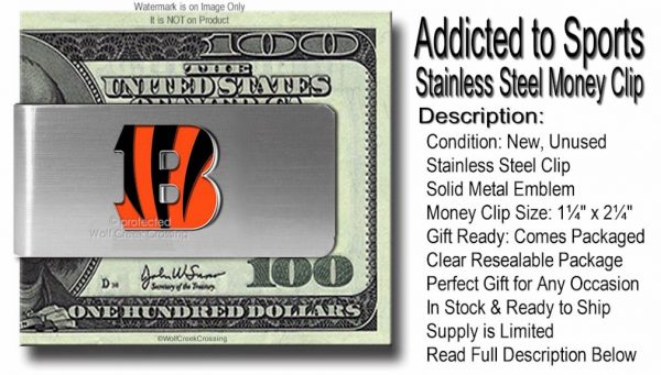 Bengals Money Clip