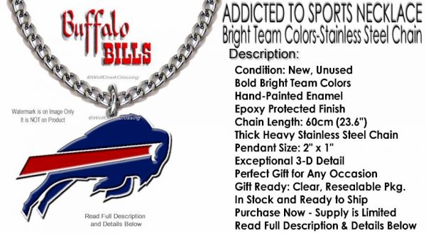 Buffalo Bills Large Necklace