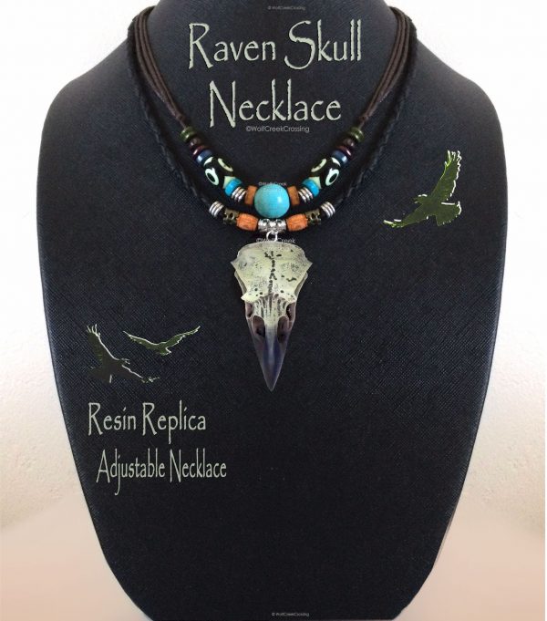 Raven Skull Necklace