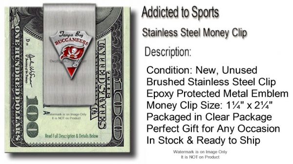 Tampa Bay Buccaneers Money Clip