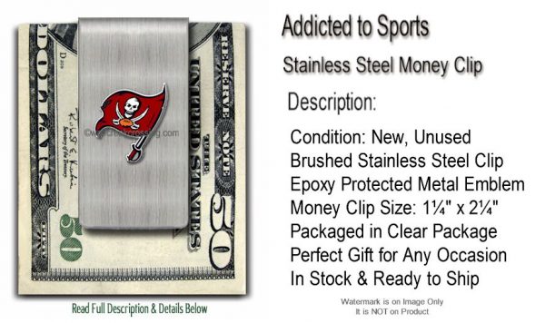 Buccaneers Money Clip