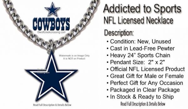 dallas cowboys necklace