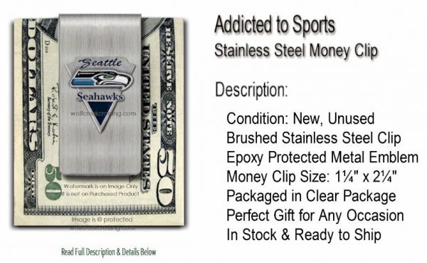 Seahawks Money Clip