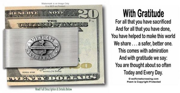 Vietnam Veteran Money Clip